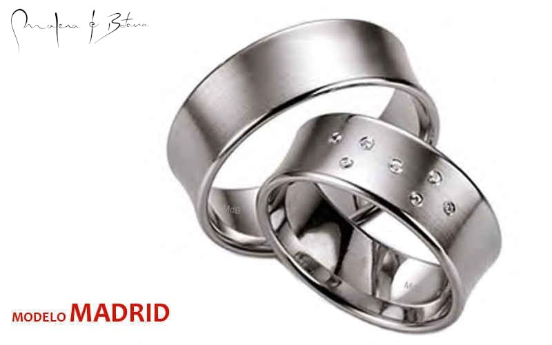 anillos de matrimonio  modelo madrid