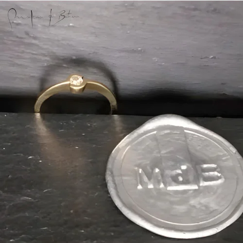 anillos de Compromiso  modelo 008