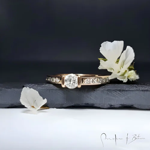 anillos de Compromiso  modelo 041