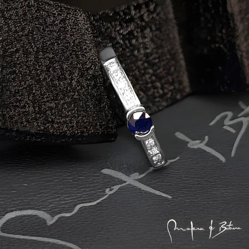 anillos de Compromiso  modelo 049