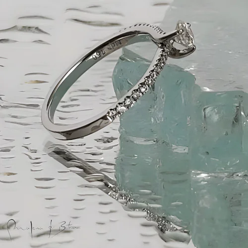 anillos de Compromiso  modelo 065