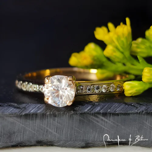 anillos de Compromiso  modelo 076