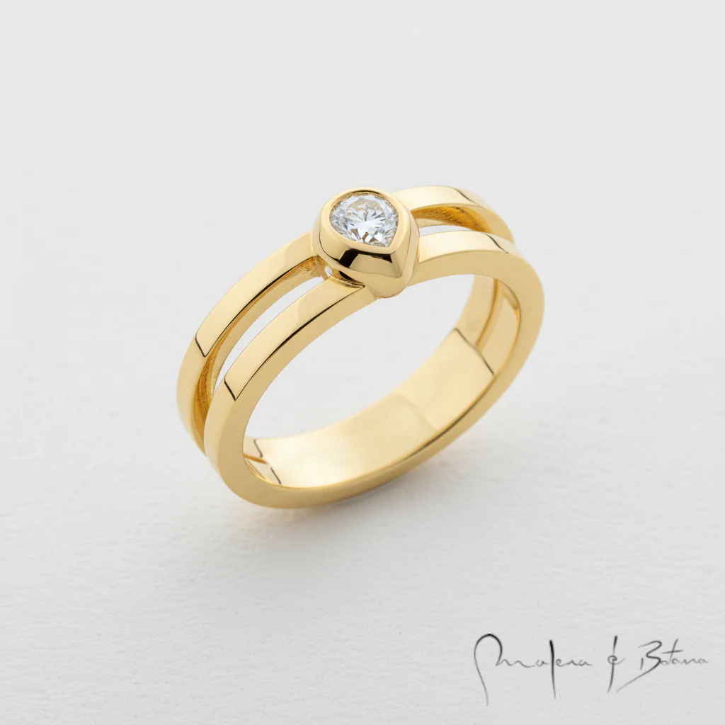 anillos de Compromiso  modelo 017