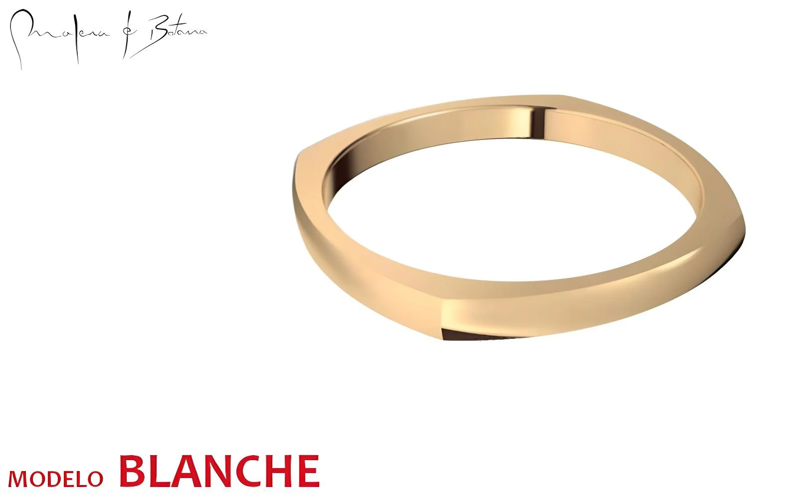 anillo  modelo BLANCHE