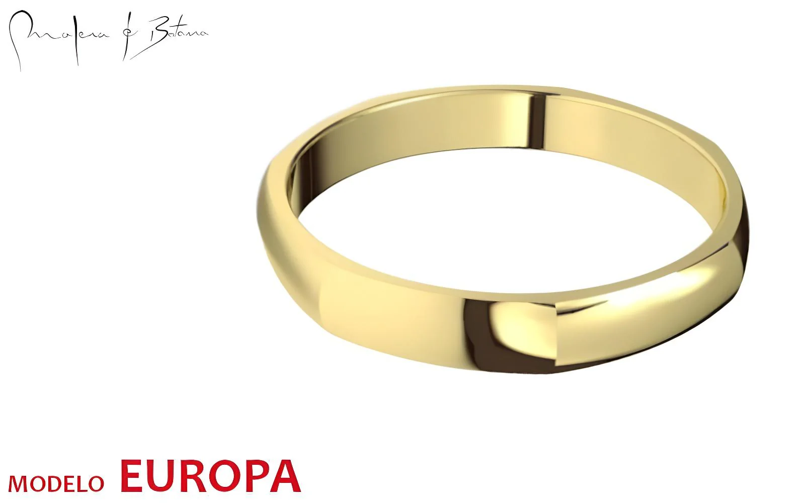 anillo  modelo EUROPA