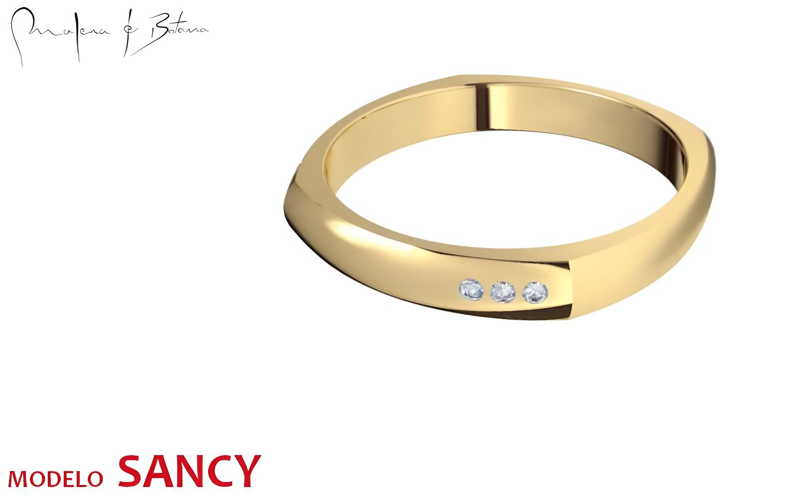 anillo  modelo ROCKY