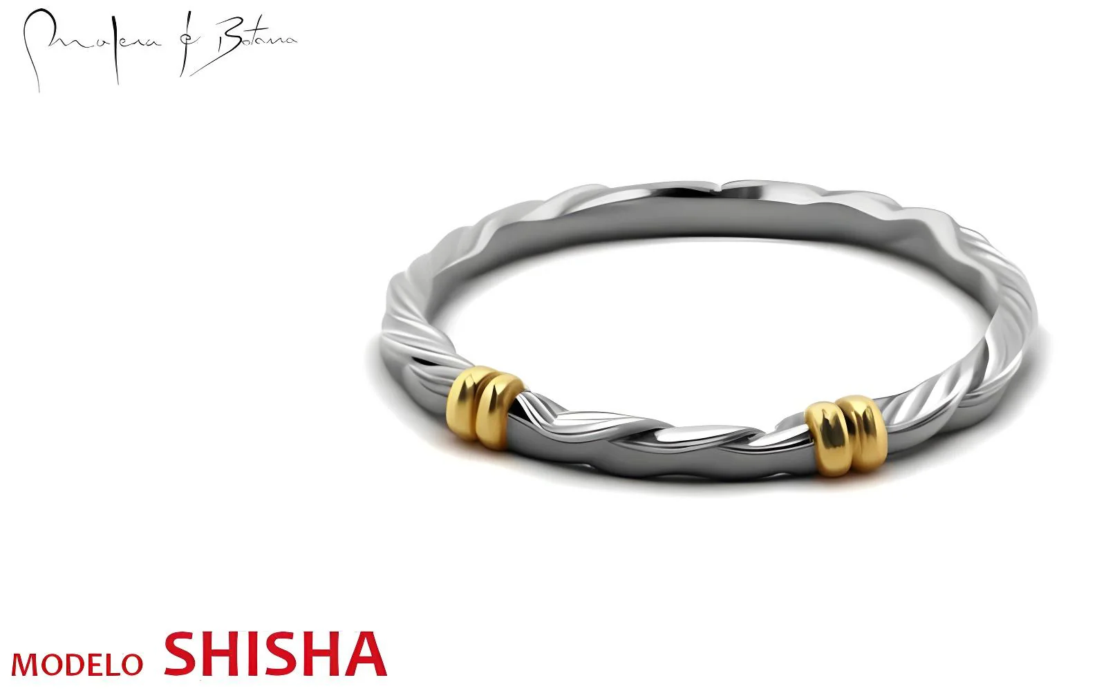 anillo  modelo SHISHA