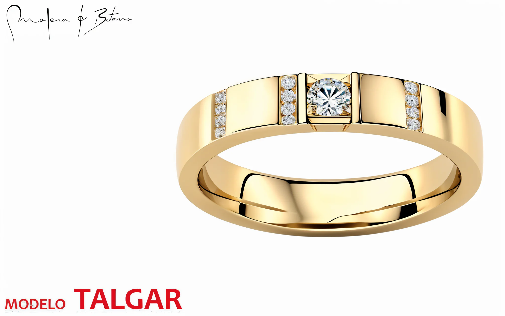 anillo  modelo talgar