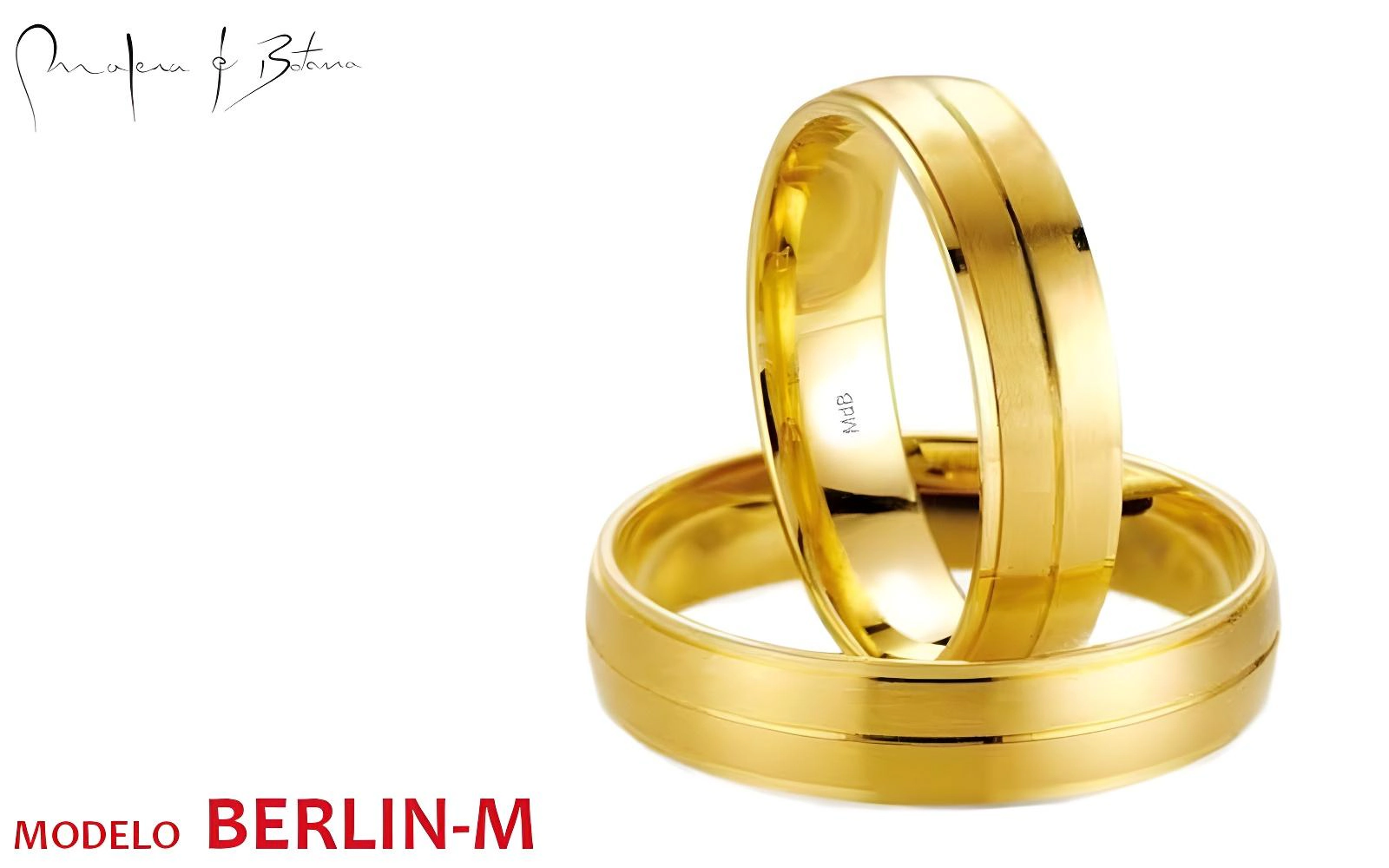 anillos de matrimonio  modelo BERLIN-M