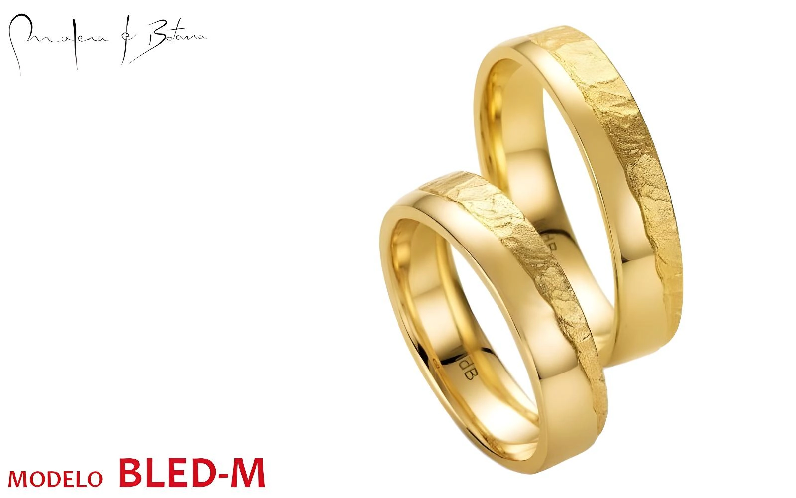 anillos de matrimonio  modelo bled-m