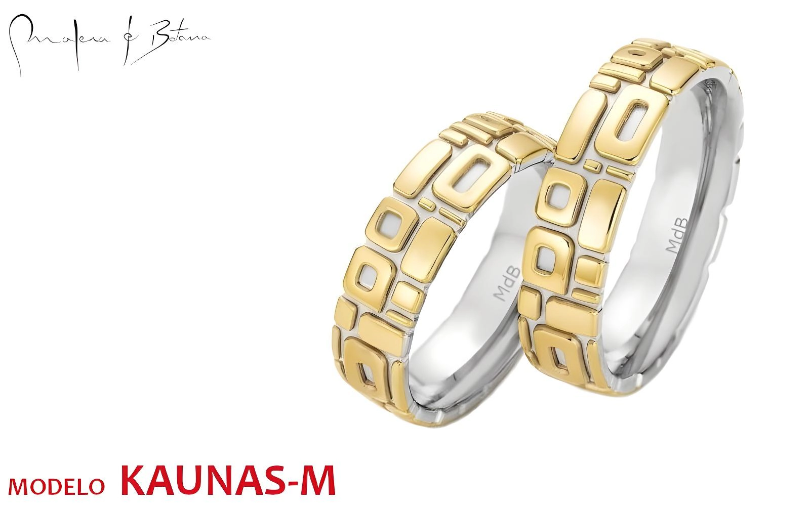 anillos de matrimonio  modelo kaunas-m