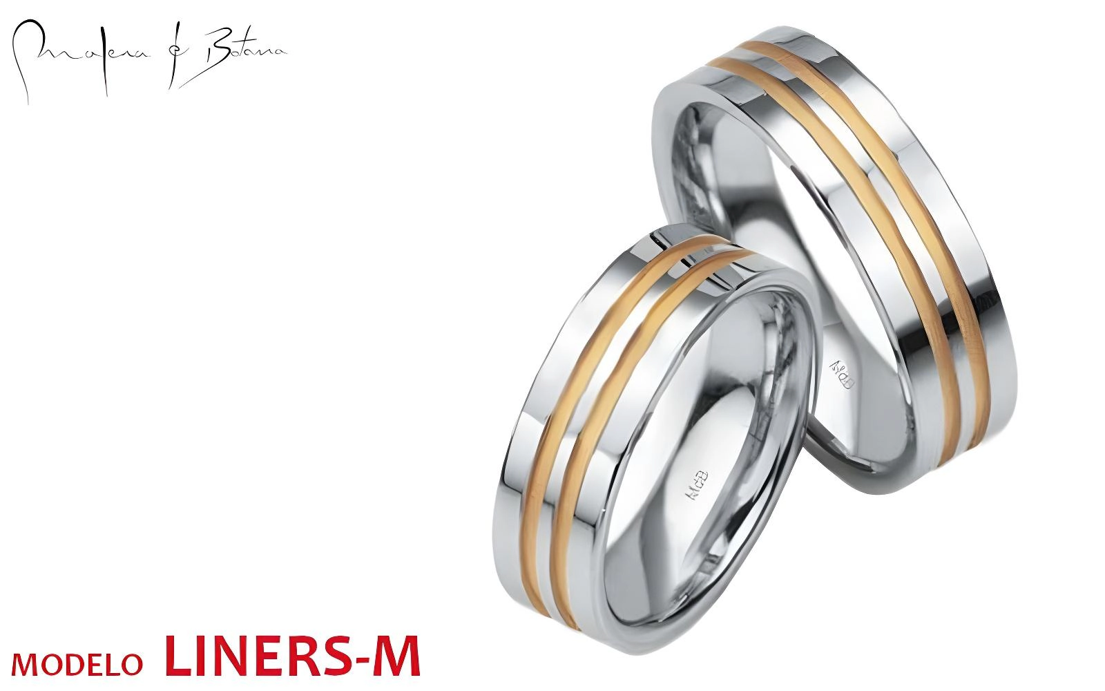 anillos de matrimonio  modelo liners-m