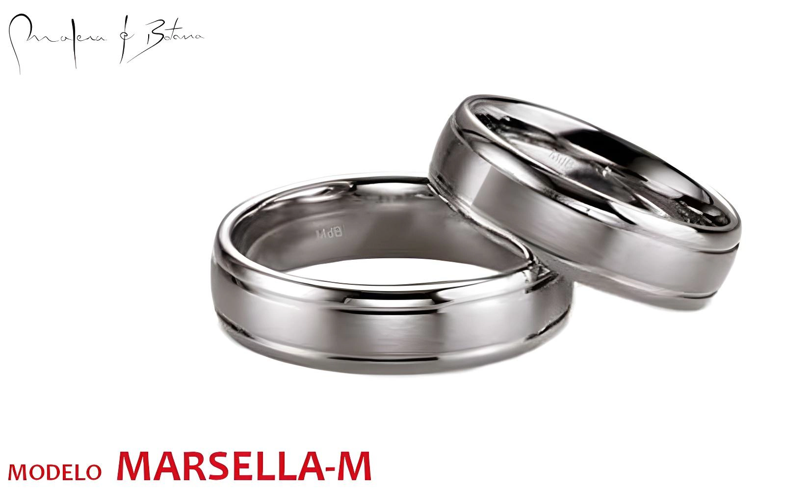 anillos de matrimonio  modelo marsella-m