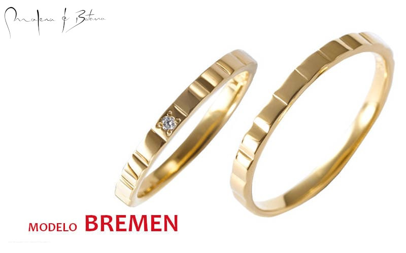 anillos de matrimonio  modelo bremen 