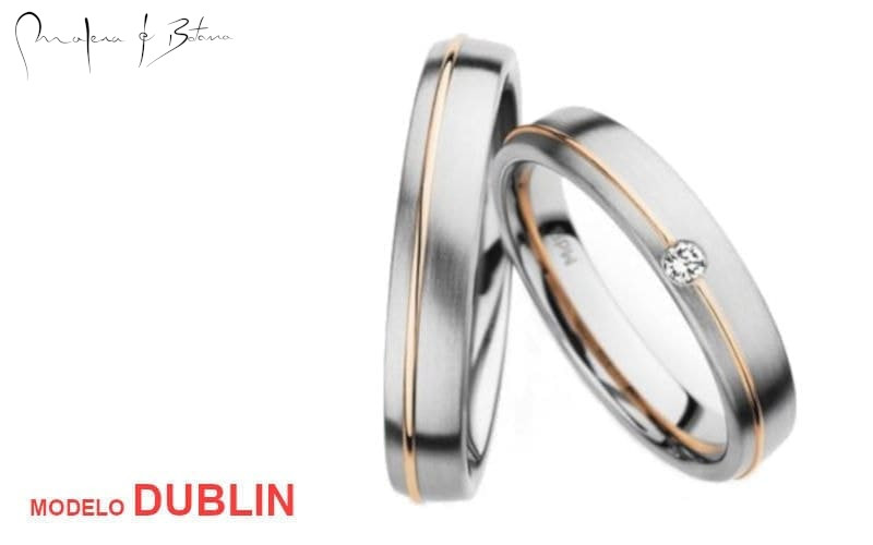 anillos de matrimonio  modelo dublin