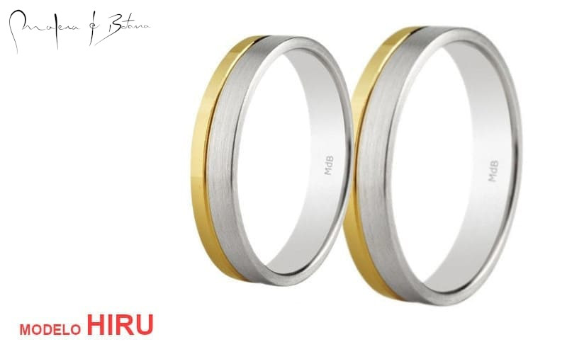 anillos de matrimonio  modelo hiru