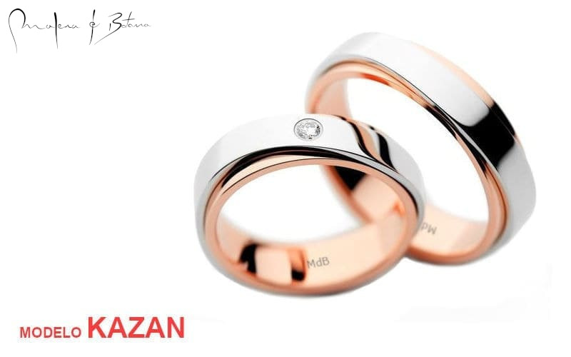 anillos de matrimonio  modelo kazan