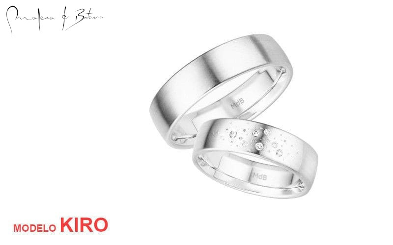 anillos de matrimonio  modelo kiro 