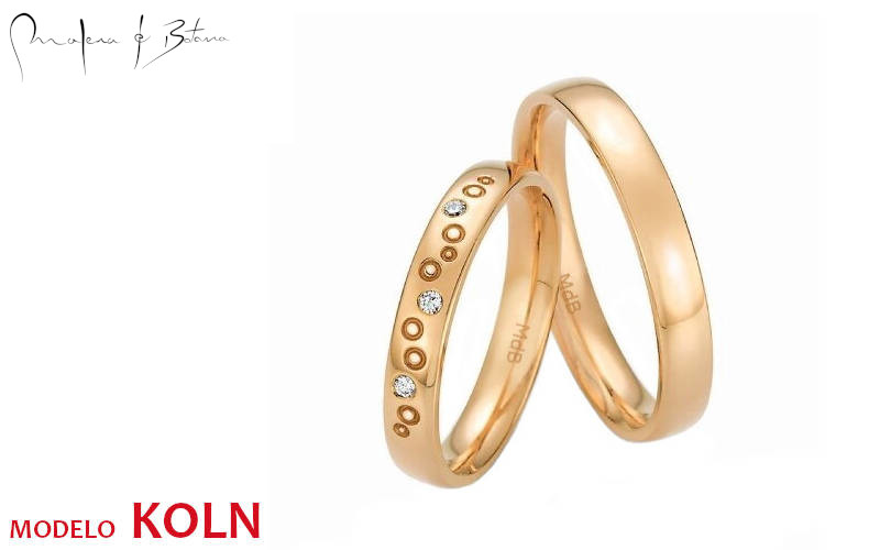 anillos de matrimonio  modelo koln