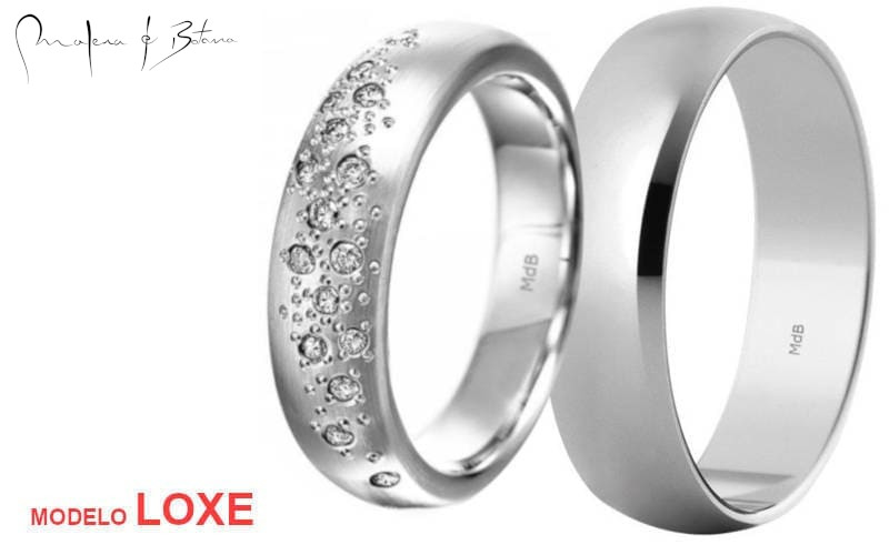 anillos de matrimonio  modelo loxe