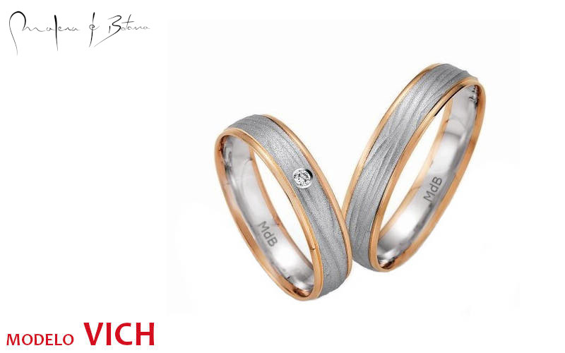 anillos de matrimonio  modelo vich