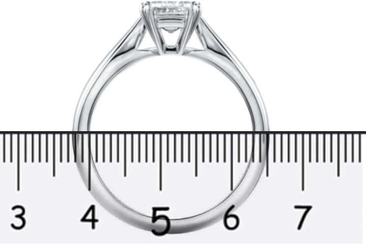 como saber la talla de los anillos de compromiso/