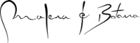 logo firma de malena de botana